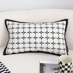 soga 30x50cm rectanngular nordic monochrome pattern pillowcase