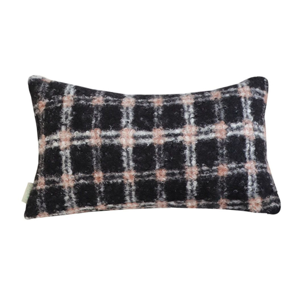 SOGA 30x50cm Cozy Plaid Checkered Pillowcase 1