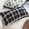 SOGA 30x50cm Cozy Plaid Checkered Pillowcase 2