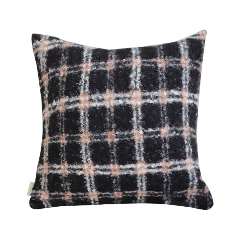 SOGA 45cm Cozy Cabin Plaid Pillowcase 1