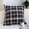 SOGA 45cm Cozy Cabin Plaid Pillowcase 0