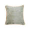 SOGA 45cm Sage Green Velvet Pillowcase With Faux Fur Trim 4