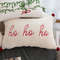 SOGA 45cm Ho Ho Ho Sherpa Christmas Pillowcase 5