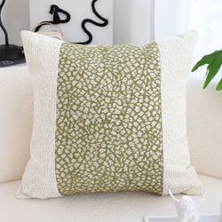 soga 45cm modern green accent pillowcase