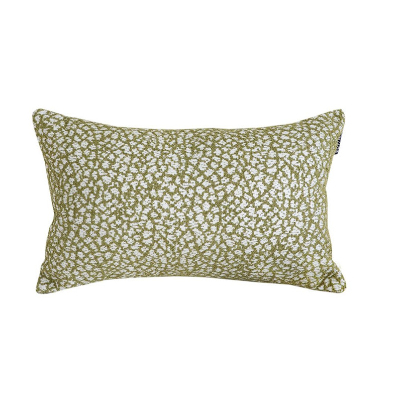 SOGA 30x50cm Rectangular Textured Pillowcase Olive Green Accent 1
