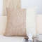 SOGA 45cm Chic Ivory  Gold Textured Pillowcase 0