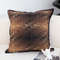 SOGA 45cm Pixelated Comfort Caramel Square Pillowcase 2