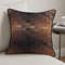 SOGA 45cm Pixelated Comfort Caramel Square Pillowcase 0