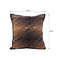 SOGA 45cm Pixelated Comfort Caramel Square Pillowcase 4