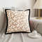 SOGA 45cm Heart Patterned OffWhite Square Pillowcase With Black Trim 3
