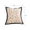 SOGA 45cm Heart Patterned OffWhite Square Pillowcase With Black Trim 4