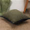 SOGA 45cm Soft Olive Green Square Decorative Pillowcase 3