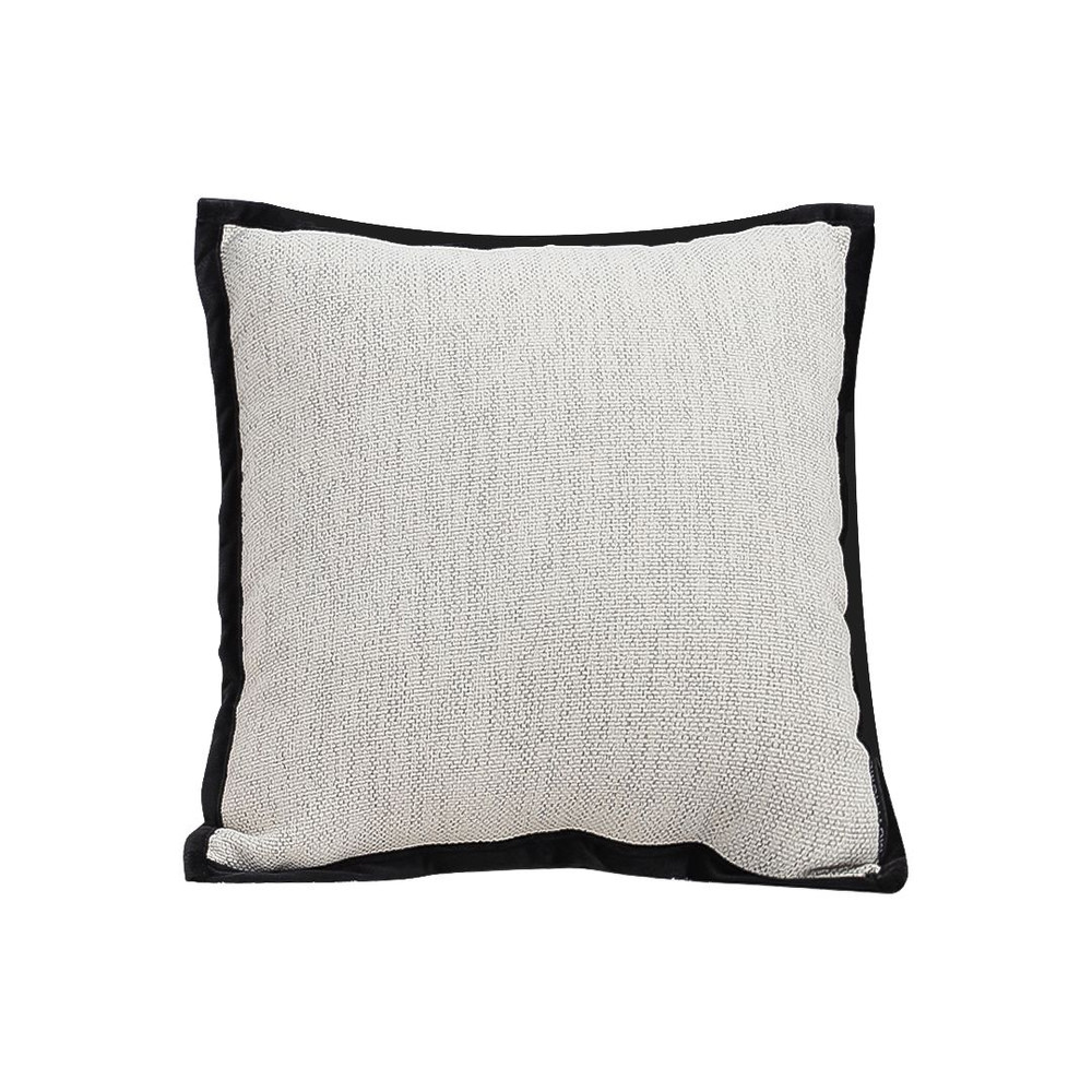 SOGA 45cm French Style Solid Texture Throw Pillowcase 1