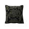 SOGA 45cm NatureInspired Midnight Green Embroidered Pillowcase 1