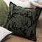 SOGA 45cm NatureInspired Midnight Green Embroidered Pillowcase 4