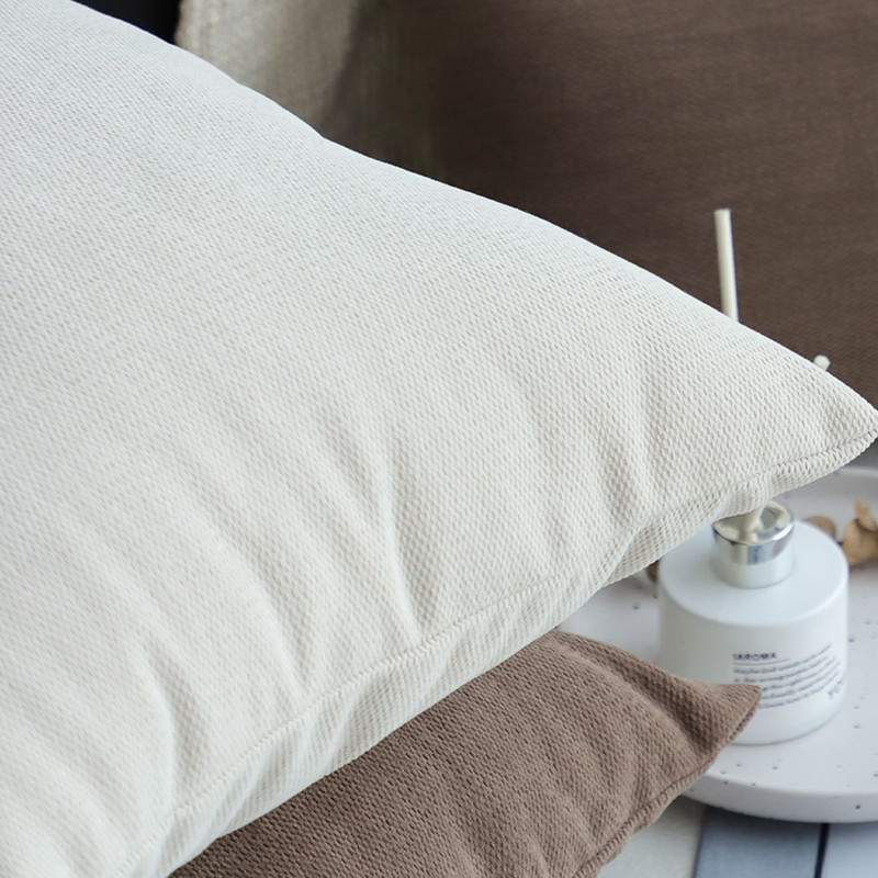 SOGA 30x50cm Luxe White Rectangular Lumbar Pillowcase 3