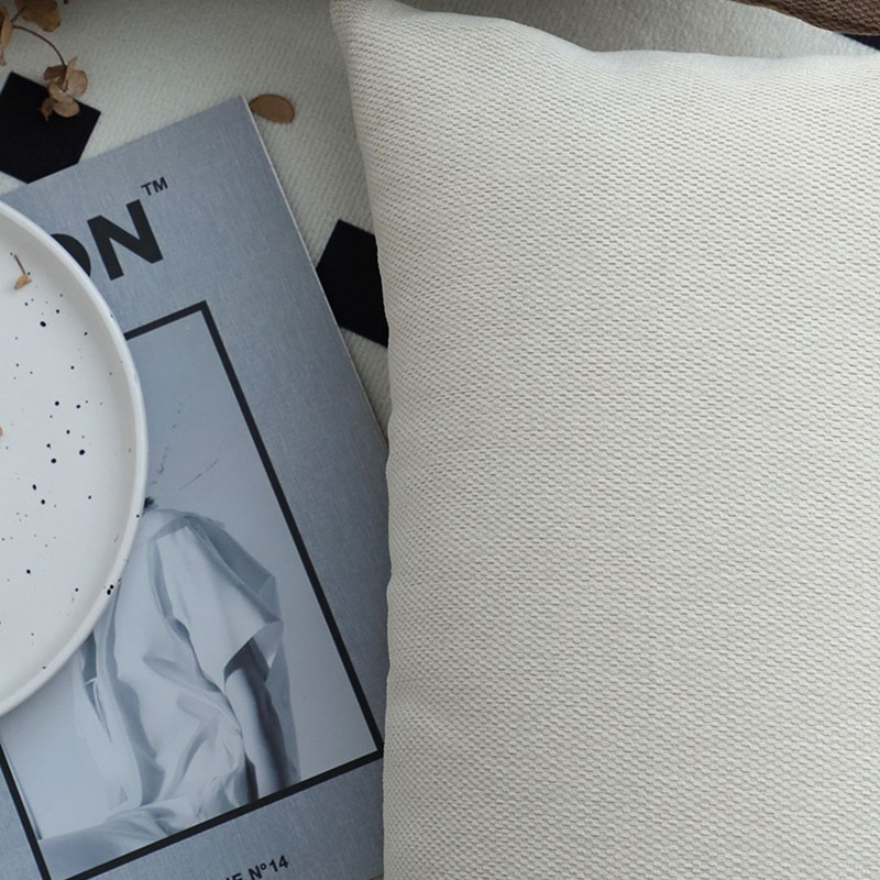 SOGA 30x50cm Luxe White Rectangular Lumbar Pillowcase 4