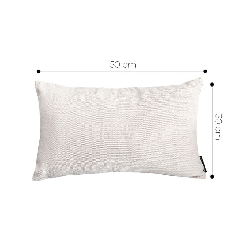 SOGA 30x50cm Luxe White Rectangular Lumbar Pillowcase 5