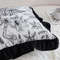 SOGA 45cm Chic Botanical Bliss Black  White Square Pillowcase 6