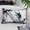 SOGA 30x50cm Black White Leopard Throw Pillowcase 0