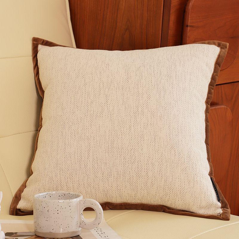 SOGA 45cm Vintage OffWhite Square Decorative Pillowcase 2