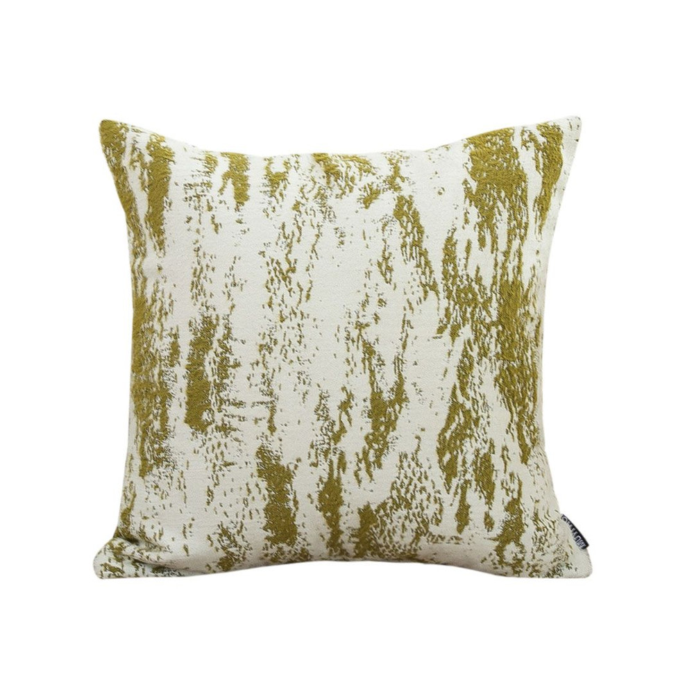 SOGA 45cm MossWhite Cascade Brushstroke Decorative Pillowcase 1