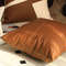 SOGA 45cm Modern Terracotta Solid Color Textured Pillowcase 6