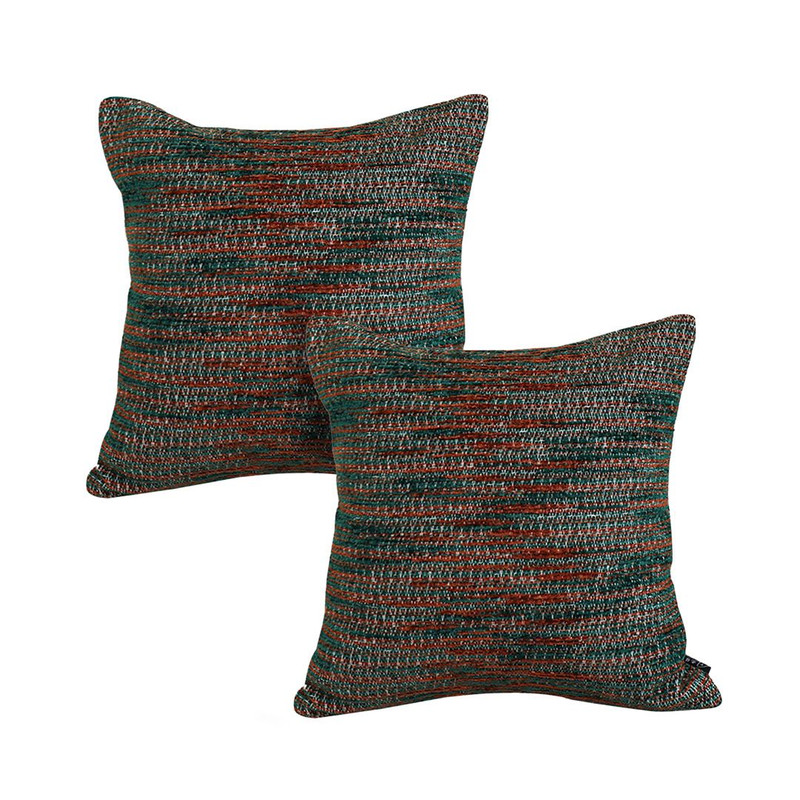 SOGA 2X 45cm Textured Woven Pillowcase 1