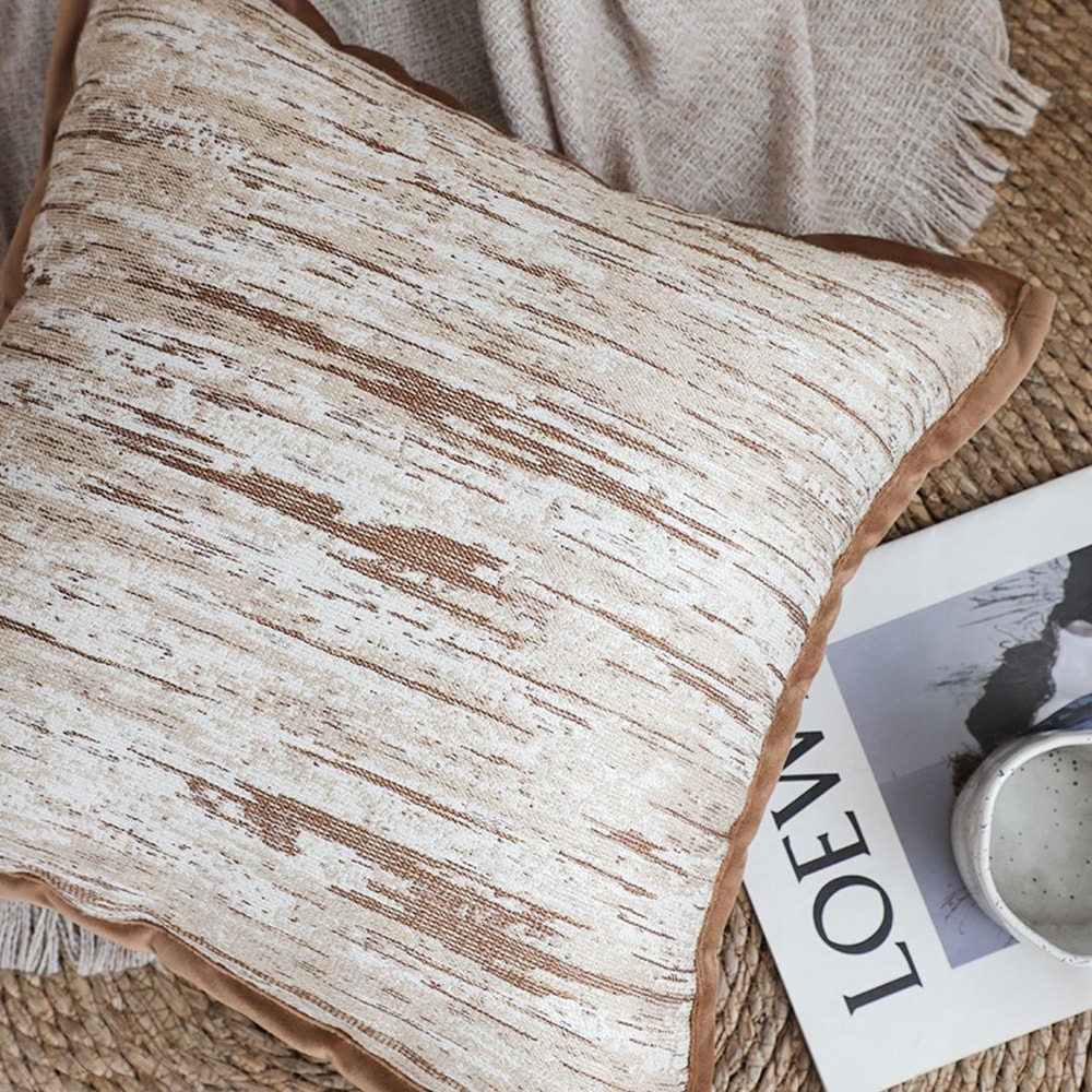SOGA 2X 45cm Rustic WoodInspired Cushion Cover 3