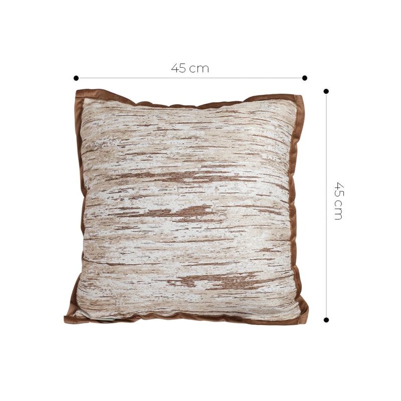 SOGA 2X 45cm Rustic WoodInspired Cushion Cover 5