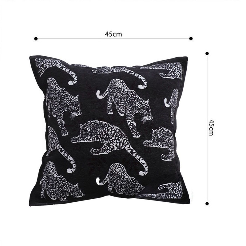 SOGA 2X 45cm Bold Panther Black Pillowcases 4