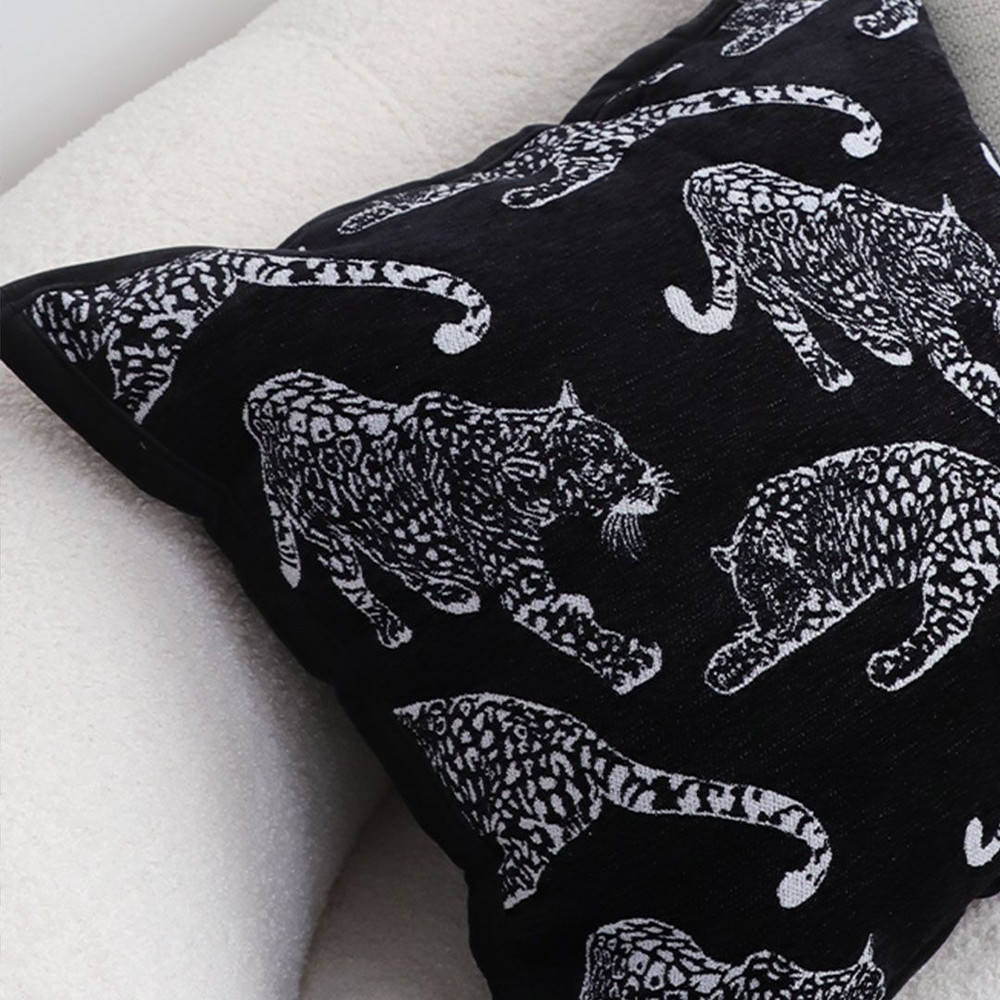 SOGA 2X 45cm Bold Panther Black Pillowcases 5