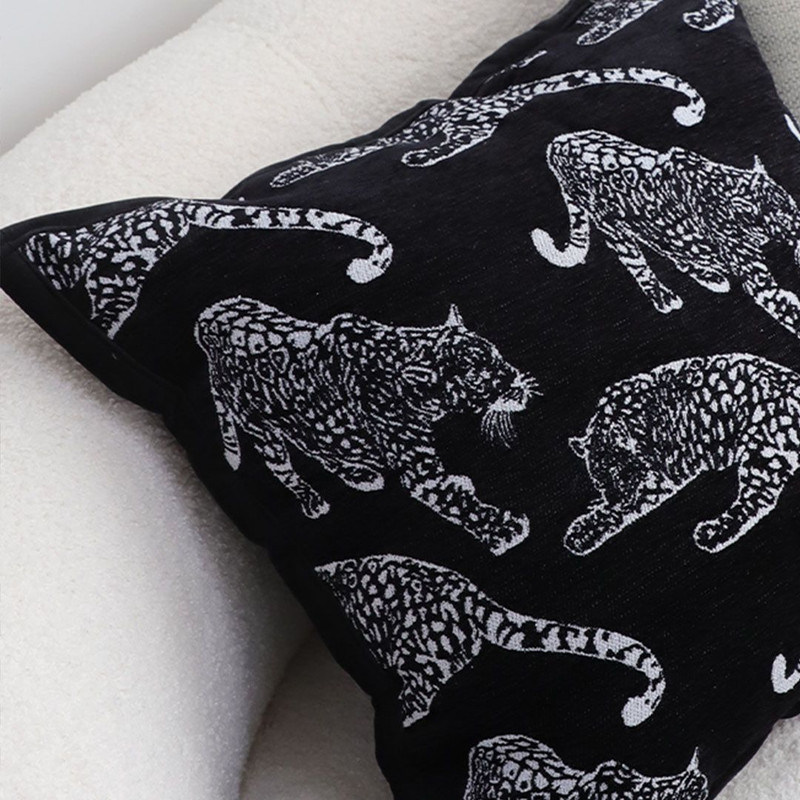 SOGA 2X 45cm Bold Panther Black Pillowcases 5