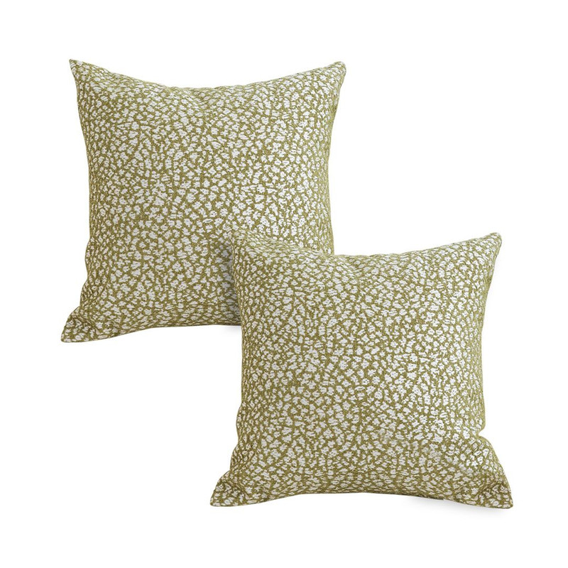 SOGA 2X 45cm Modern Olive Green Pillowcase Textured Style For Any Space 1