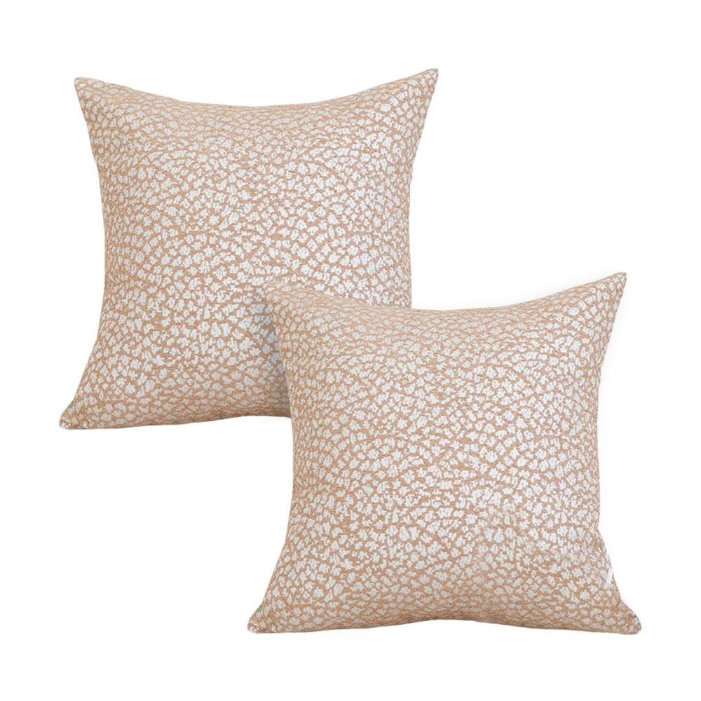 SOGA 2X 45cm Accessorize Dezi Cream Geometric Pillowcase 1