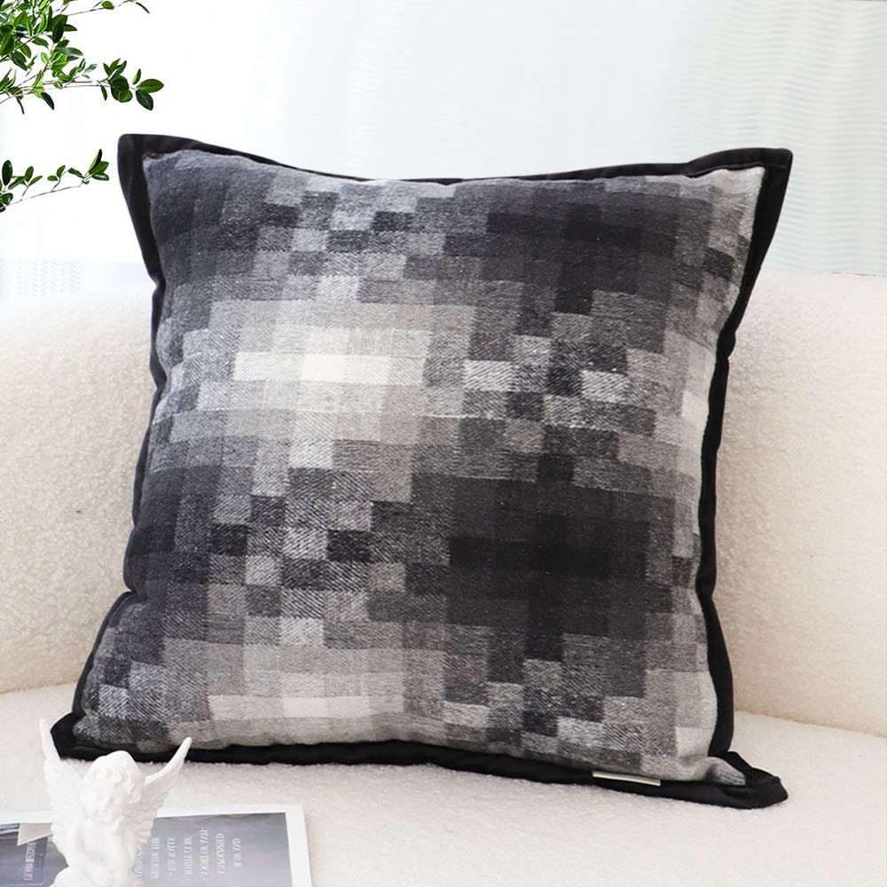 SOGA 2X 45cm Pixelated Comfort Square Pillowcase 2
