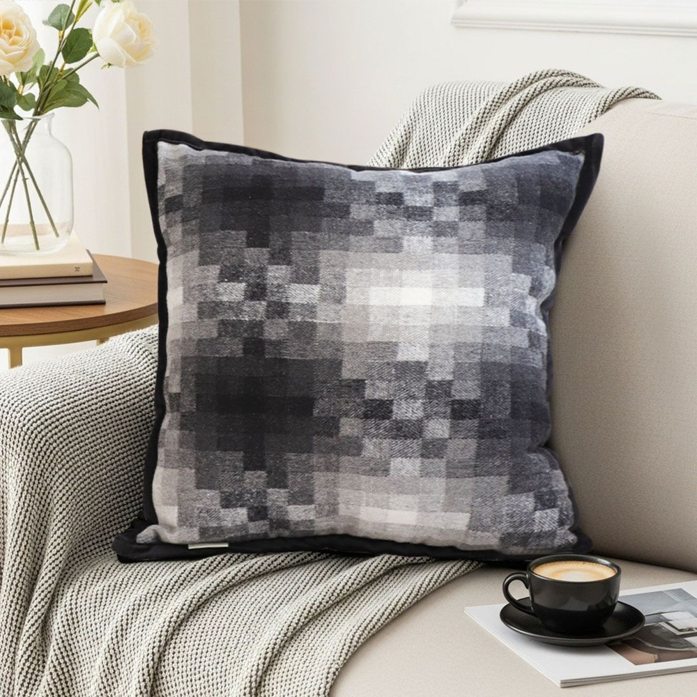 SOGA 2X 45cm Pixelated Comfort Square Pillowcase 0
