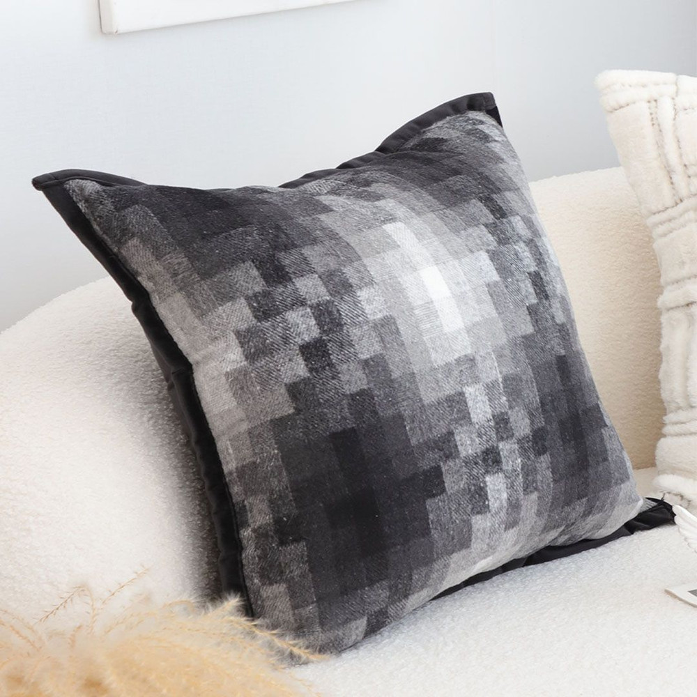 SOGA 2X 45cm Pixelated Comfort Square Pillowcase 3