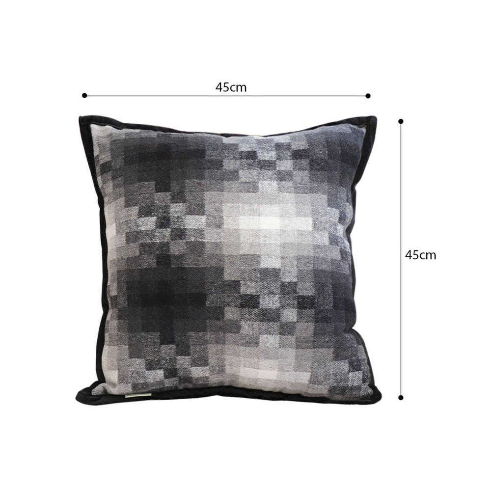 SOGA 2X 45cm Pixelated Comfort Square Pillowcase 4