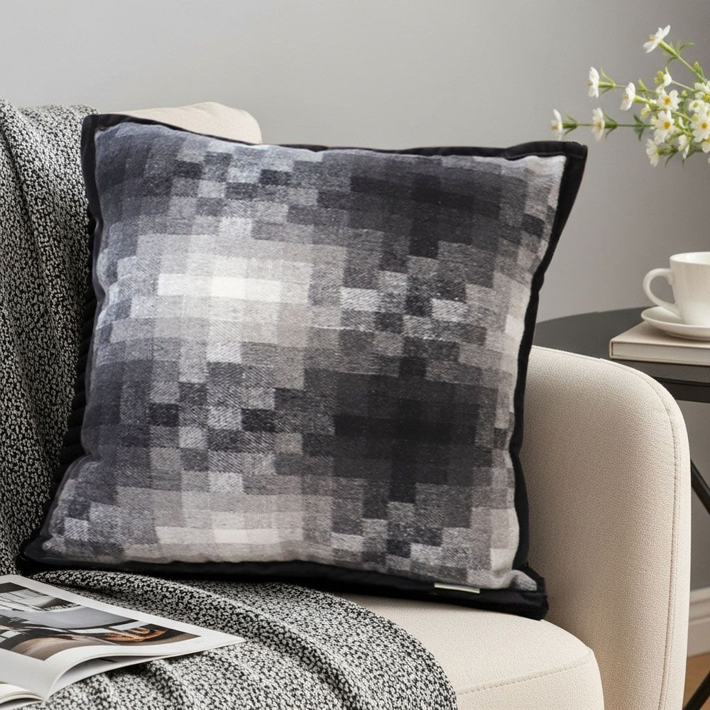 SOGA 2X 45cm Pixelated Comfort Square Pillowcase 5