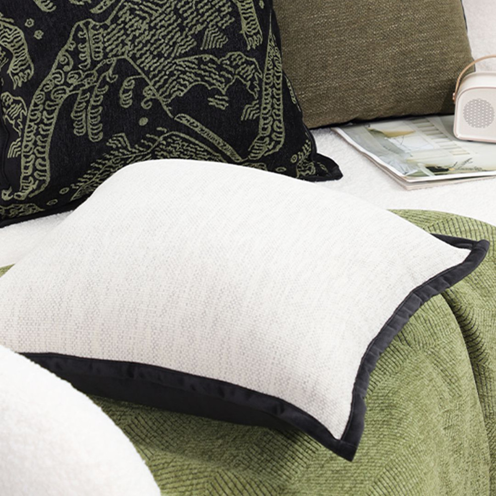 SOGA 2X 45cm French Style Solid Texture Throw Pillowcase 2