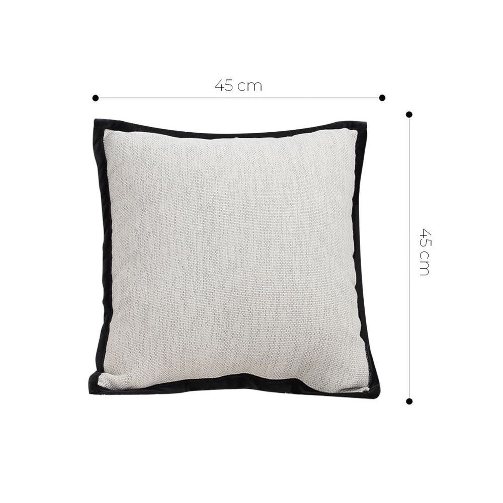 SOGA 2X 45cm French Style Solid Texture Throw Pillowcase 5