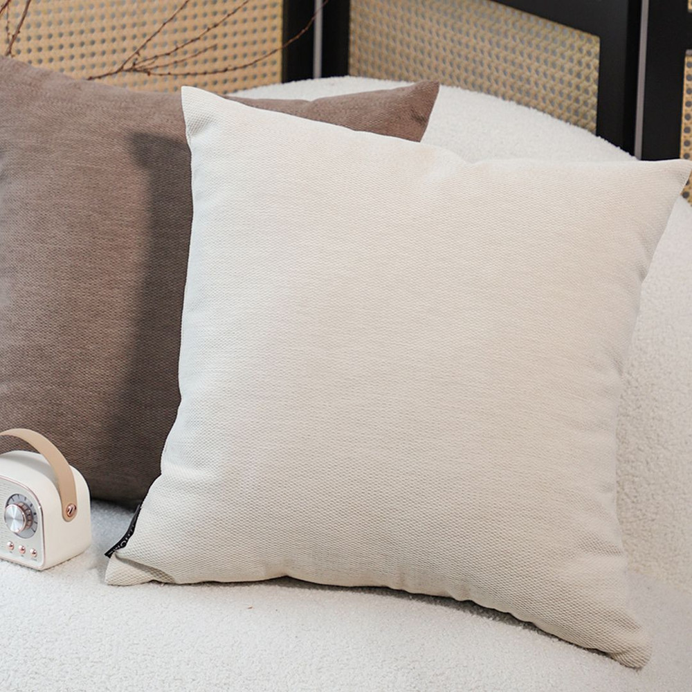 SOGA 2X 45cm Luxe White Rectangular Lumbar Pillowcase 3