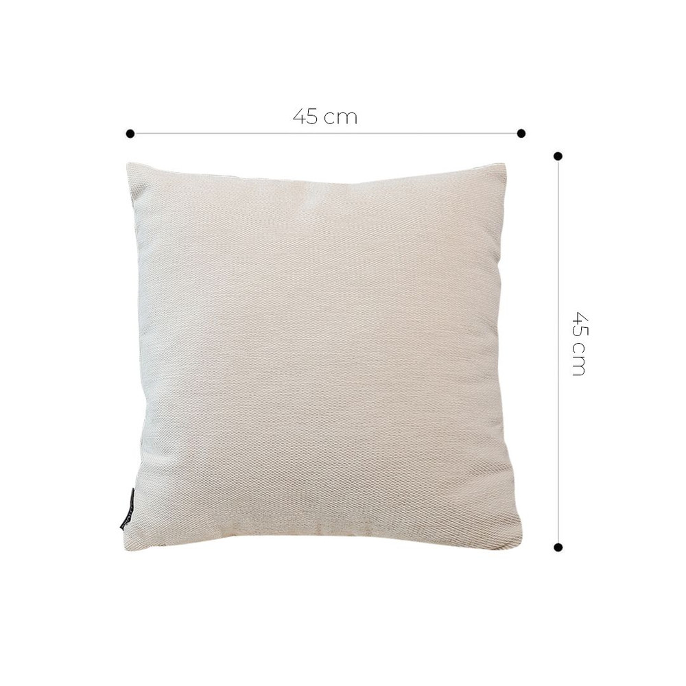 SOGA 2X 45cm Luxe White Rectangular Lumbar Pillowcase 5