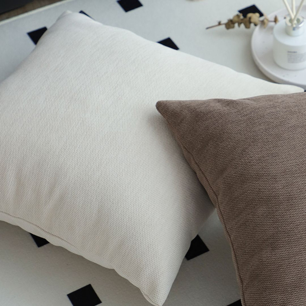 SOGA 2X 45cm Luxe White Rectangular Lumbar Pillowcase 6