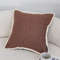 SOGA 2X 45cm Victorian Rose Embroidered Chocolate Pillowcase 0