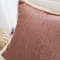 SOGA 2X 45cm Victorian Rose Embroidered Chocolate Pillowcase 5