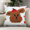 SOGA 2X 45cm Sweet Cherry Bear Hug Decorative Pillowcase 0