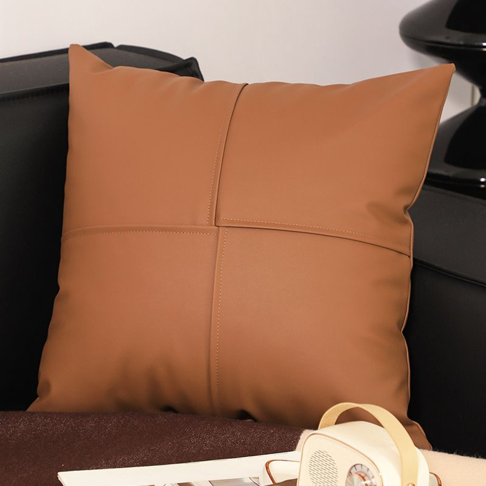 SOGA 2X 45cm Modern Terracotta Solid Color Textured Pillowcase 2