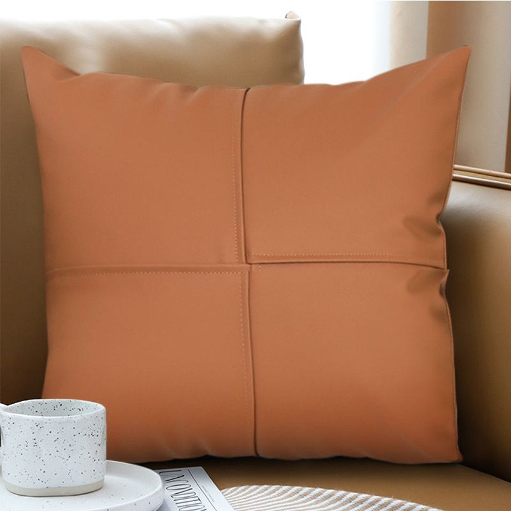 SOGA 2X 45cm Modern Terracotta Solid Color Textured Pillowcase 3